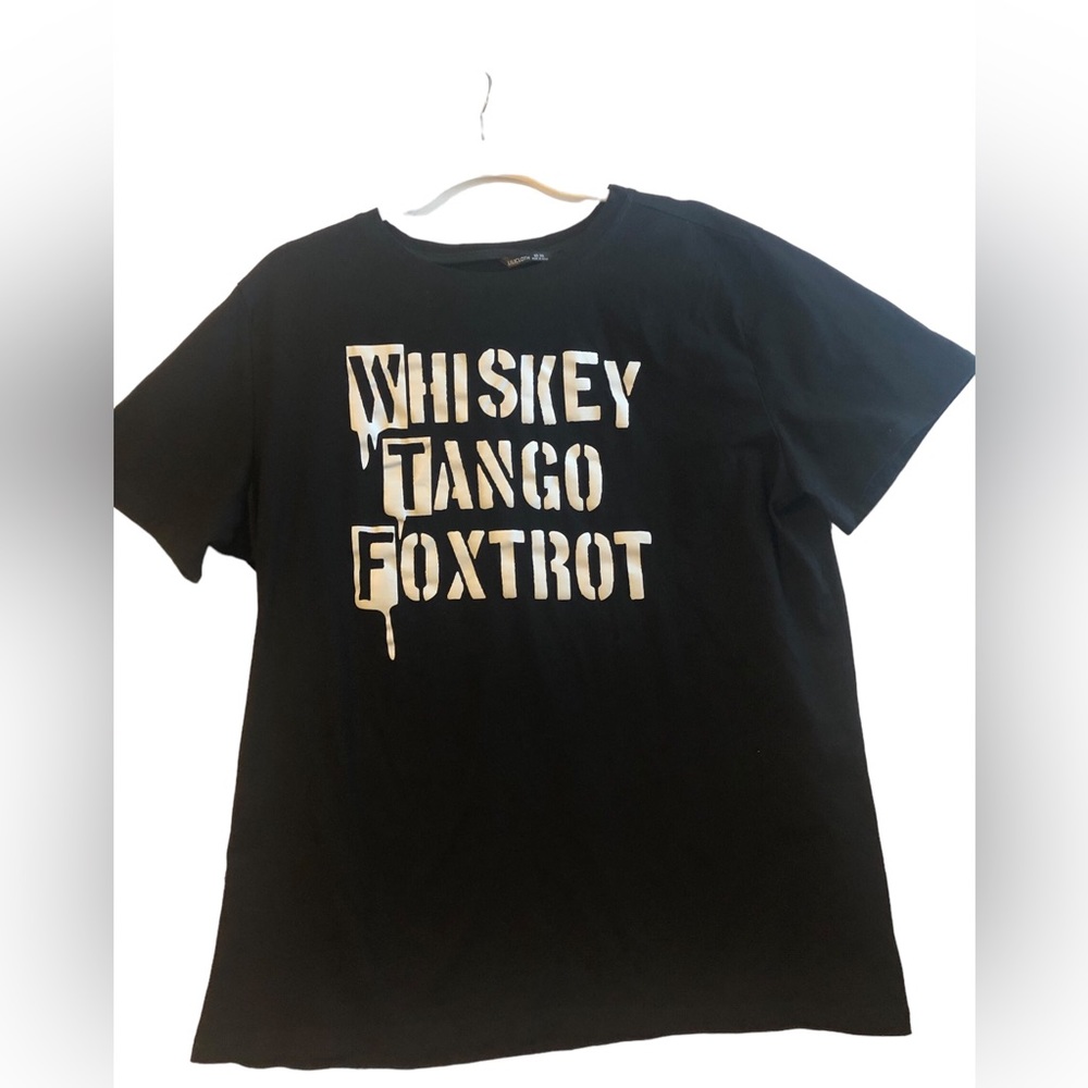 Lilicloth Whiskey Tango Foxtrot Women’s t shirt size XXXL.